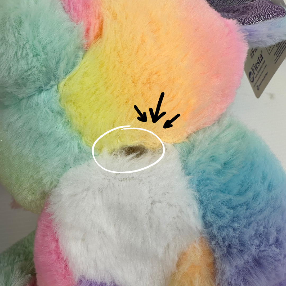 DAMAGED Fiesta Rainbow Sorbet Elephant