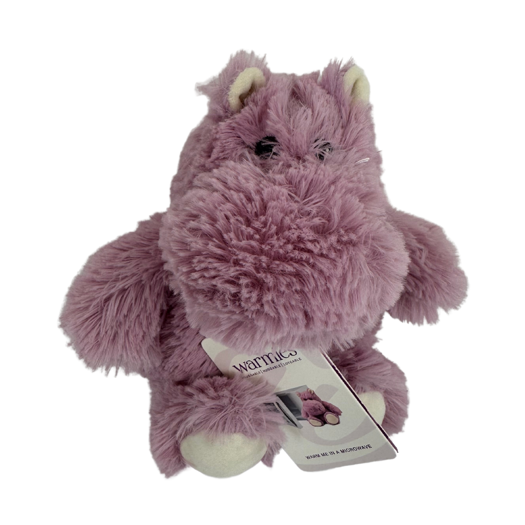 DAMAGED Warmies Mini Purple Hippo