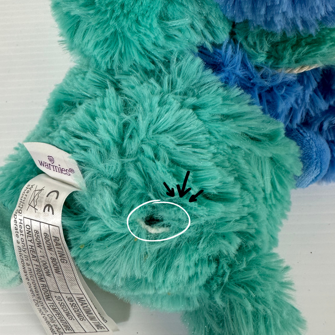 DAMAGED Warmies Hugging Dinosaurs