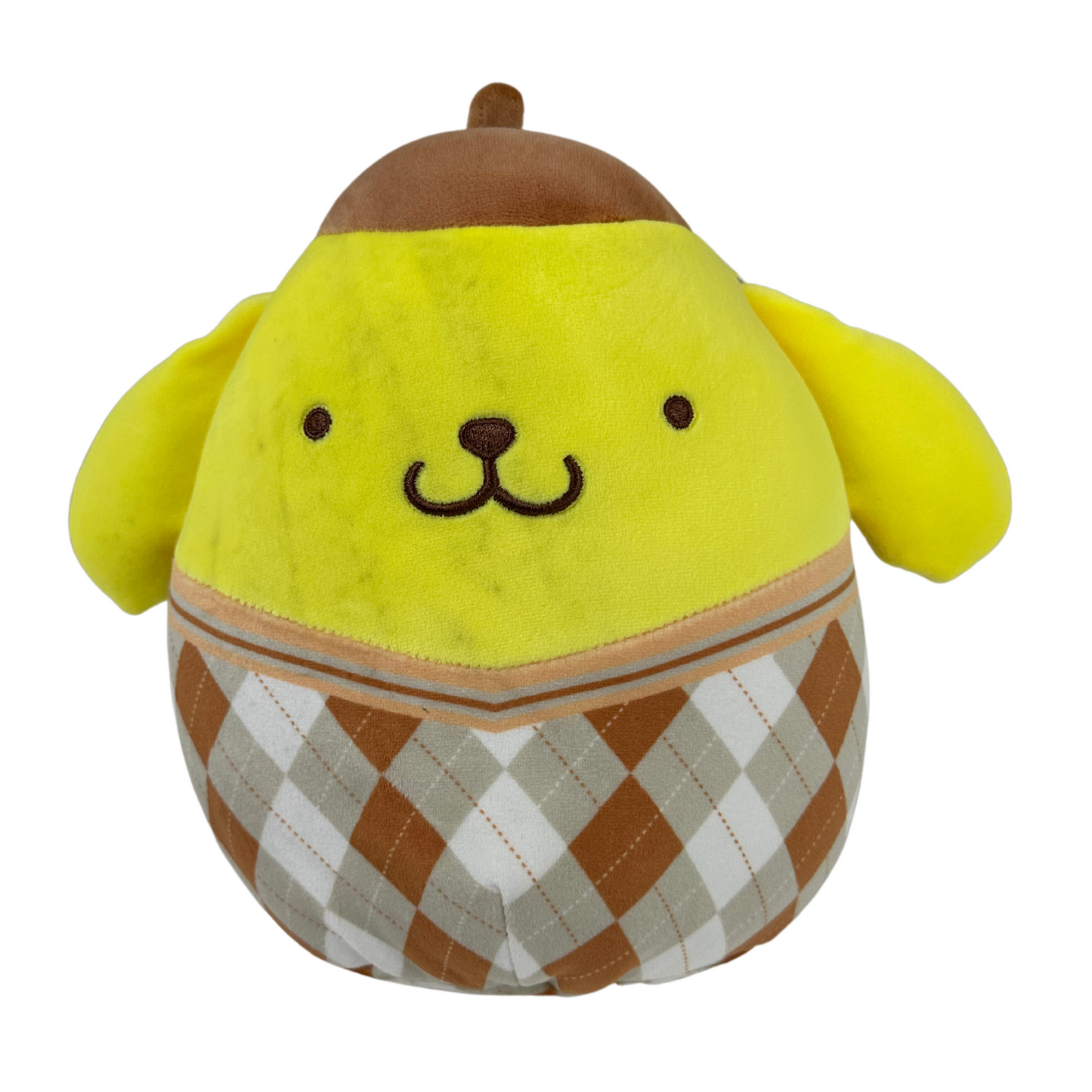 DAMAGED 8" 2023 Sanrio Fall Plaid Pompompurin