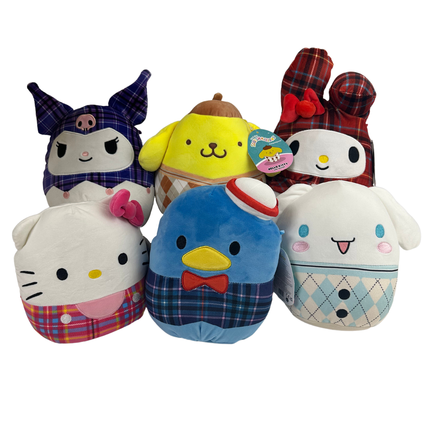 8" 2023 Fall Plaid Sanrio Squad