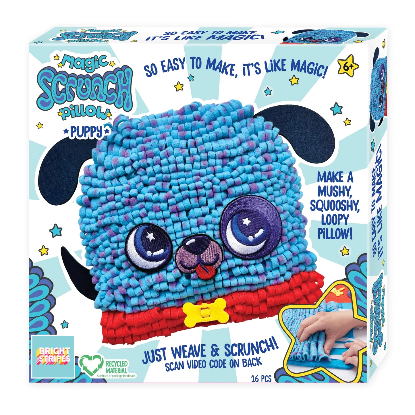 Magic Scrunch Pillow Puppy Craft Kit