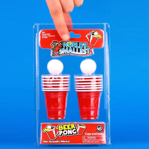 World's Smallest Beer Pong