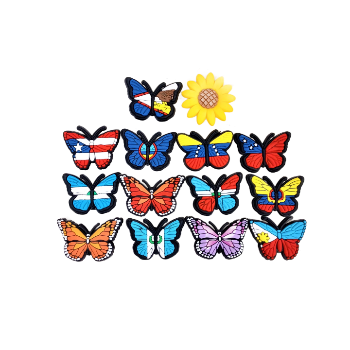 Butterfly Shoe Charms