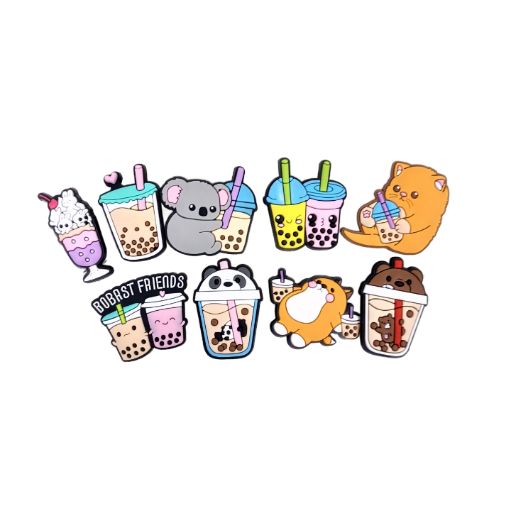 Boba Shoe Charms