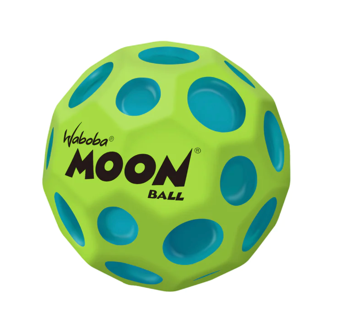 Blue & Green MoonBall (Bouncy Ball)
