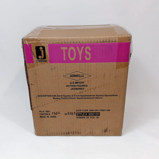 Squooshems Retail Display in original packaging